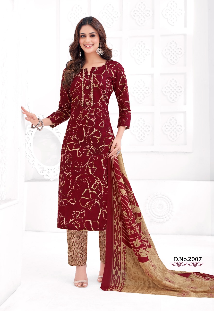 GANPATI AKSHARA VOL-3 WHOLESALE PURE COTTON PRINTED REGULAR WEAR DRESS MATERIAL