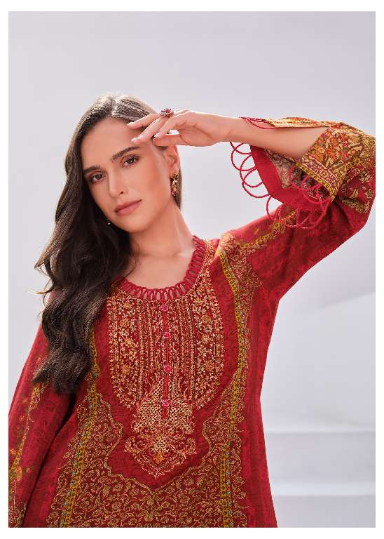 VARSHAA NOOR MAHAL WHOLESALE VISCOSE MUSLIN DIGITALLY PRINTED WITH EMBROIDERY PATCHWORK DESIGNER SALWAR KAMEEZ