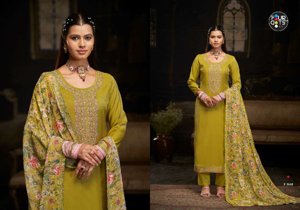 FOURDOTS FABIA WHOLESALE PREMIUM LEO DANTING SIMAR WITH WORK FASHIONABLE LOOK SUITS FOR WOMANS