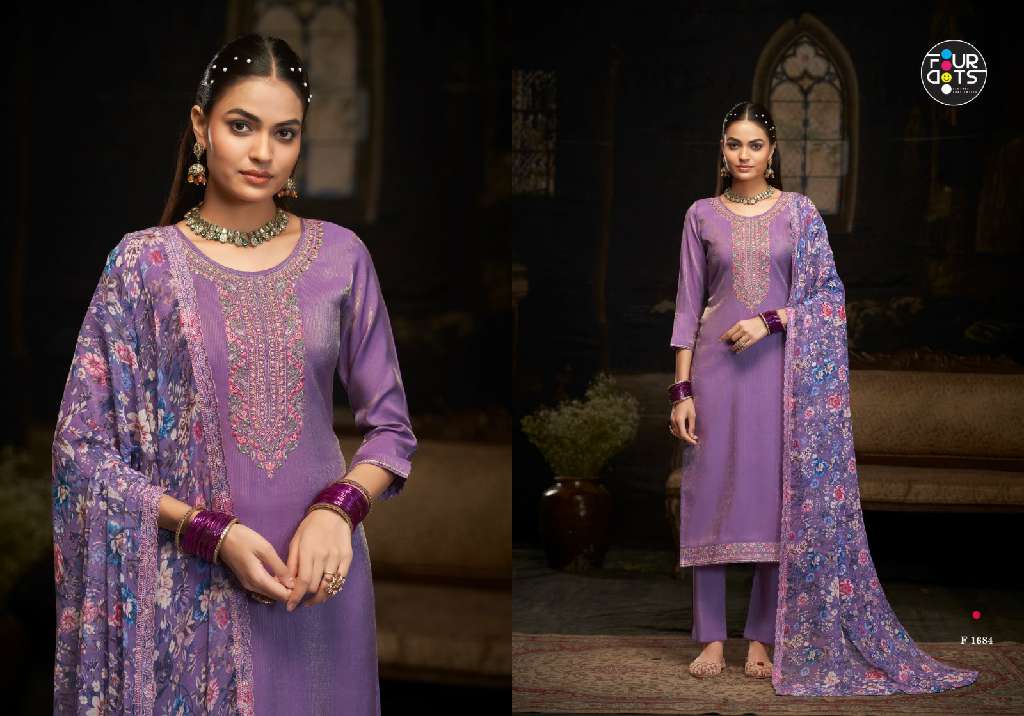 FOURDOTS FABIA WHOLESALE PREMIUM LEO DANTING SIMAR WITH WORK FASHIONABLE LOOK SUITS FOR WOMANS