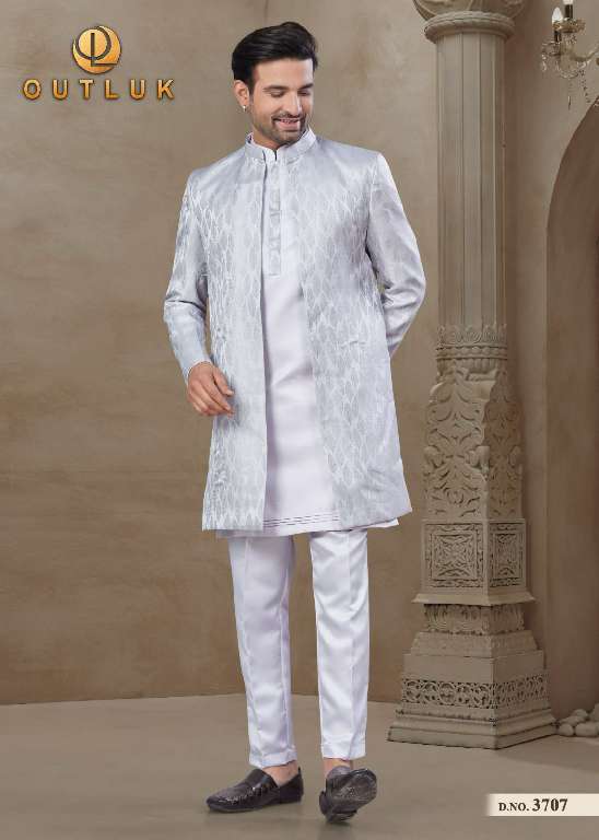 OUTLUK WEDDING COLLECTION VOL-37 WHOLESALE MYSORE SILK AND JACQUARD SILK WITH POSITION PRINT CLASSIC MENS INDO WESTERN