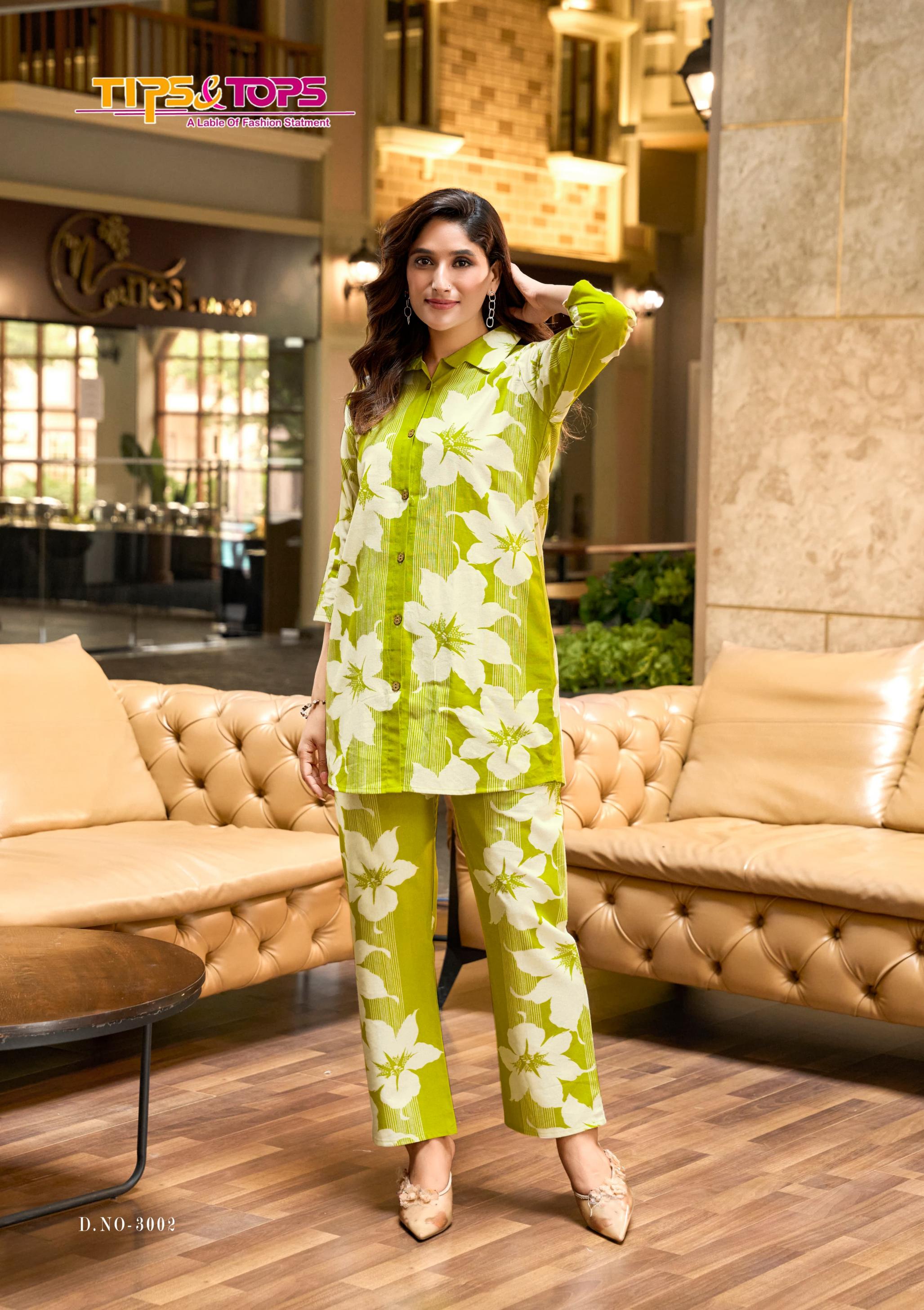COTTON BEATS VOL 3 BY TIPS AND TOPS COTTON FLEX READYMADE CLASSIC CO-ORD SETS FOR WOMENS
