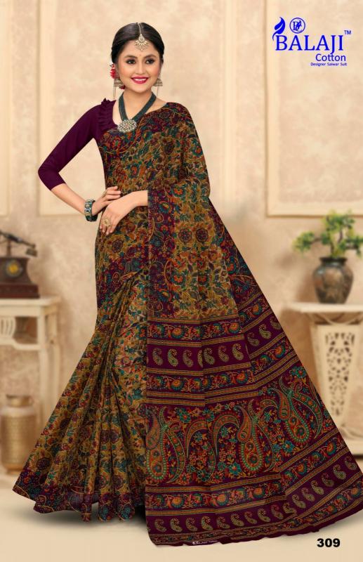 BALAJI COTTON LAUNCH KALAMKARI MASLEEN VOL 3 HIT DESIGN BEST SAREE ONLINE