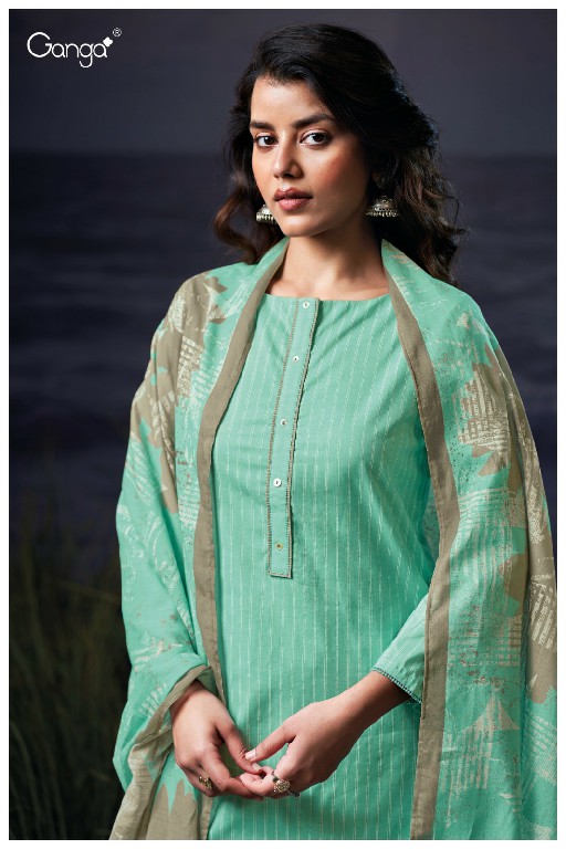 GANGA HADIYA S3568 WHOLESALE PREMIUM COTTON PRINTED WITH EMBROIDERY CLASSY SALWAR KAMEEZ