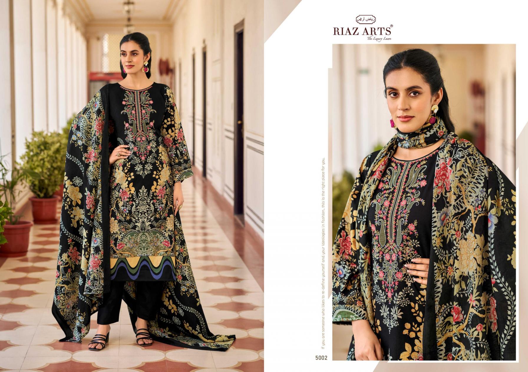 MUSAFIR VOL 28 BY RIAZ ARTS COTTON FANCY PAKISTANI SALWAR KAMEEZ