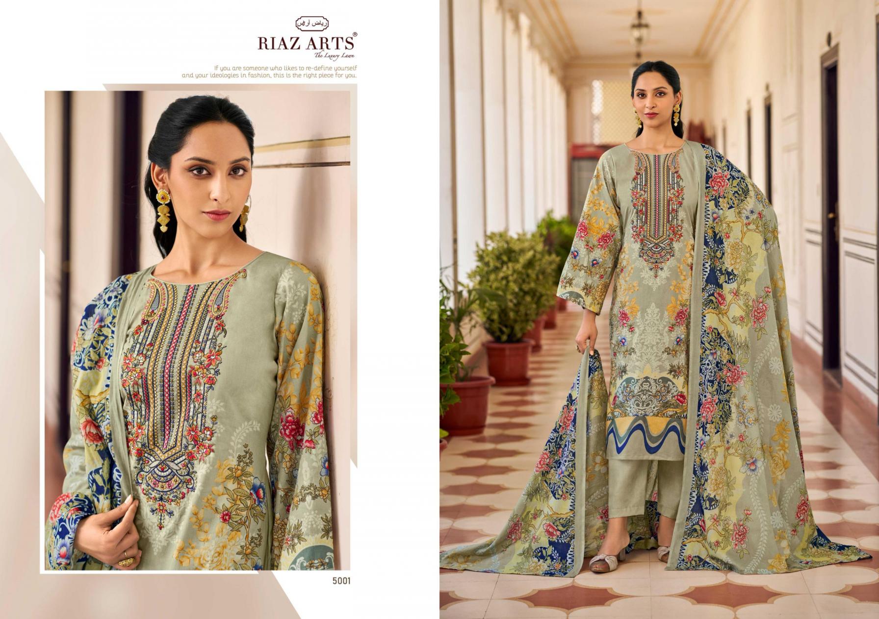 MUSAFIR VOL 28 BY RIAZ ARTS COTTON FANCY PAKISTANI SALWAR KAMEEZ