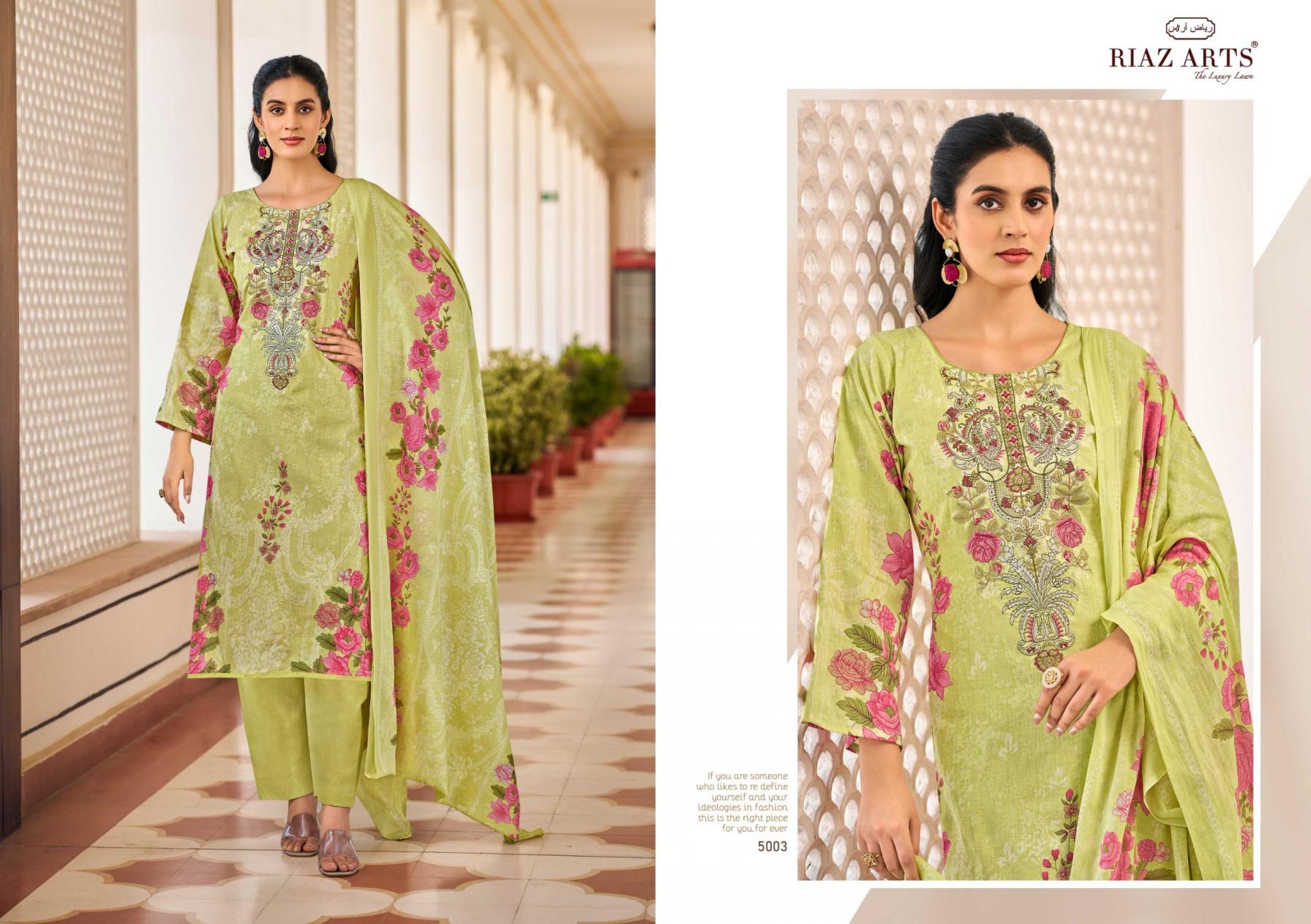 MUSAFIR VOL 28 BY RIAZ ARTS COTTON FANCY PAKISTANI SALWAR KAMEEZ