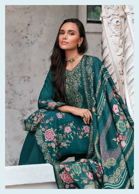 VARSHAA MEHERBAAN WHOLESALE VISCOSE MUSLIN DIGITALLY PRINTED WITH HANDWORK UNSTITCHED FASHIONABLE SALWAR SUITS