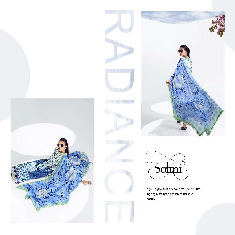 KIMORA PRESENT SOHNI BREEZE PURE COTTON LAWN WITH DIGITAL PRINT EMBROIDERY NECKLINE UNIQUE COLOR COMBINATION PAKISTANI SUITS