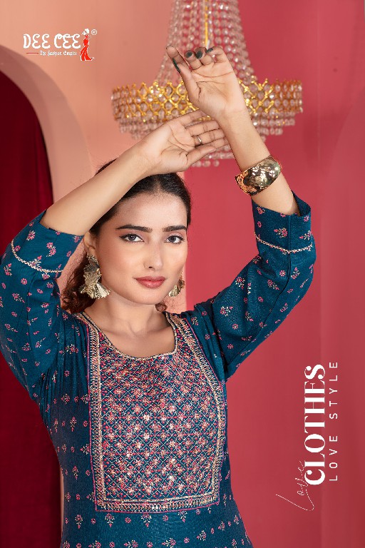 DEE CEE LAUNCH PALMER WHOLESALE VATICAN PRINTED STRAIGHT UNIQUE STYLE LONG KURTIS