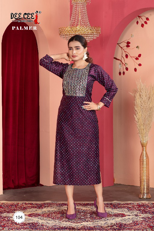 DEE CEE LAUNCH PALMER WHOLESALE VATICAN PRINTED STRAIGHT UNIQUE STYLE LONG KURTIS