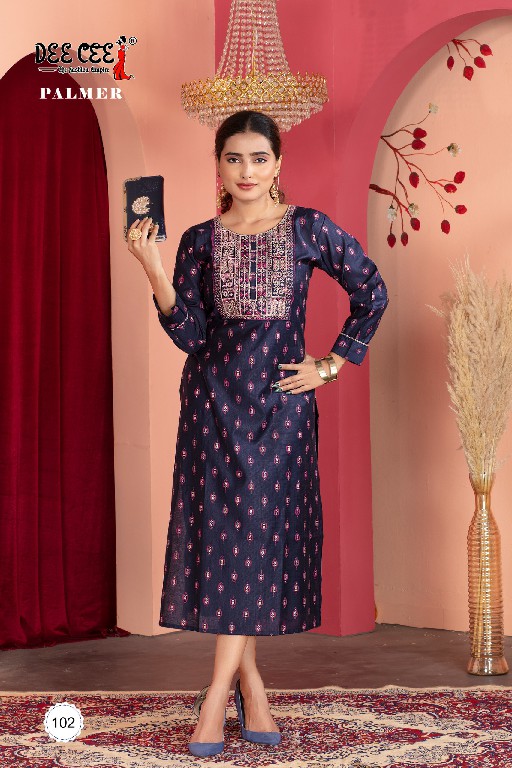 DEE CEE LAUNCH PALMER WHOLESALE VATICAN PRINTED STRAIGHT UNIQUE STYLE LONG KURTIS