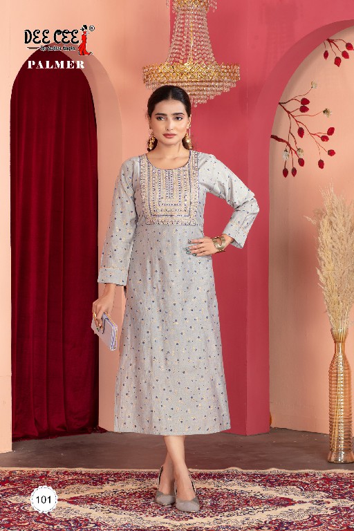 DEE CEE LAUNCH PALMER WHOLESALE VATICAN PRINTED STRAIGHT UNIQUE STYLE LONG KURTIS