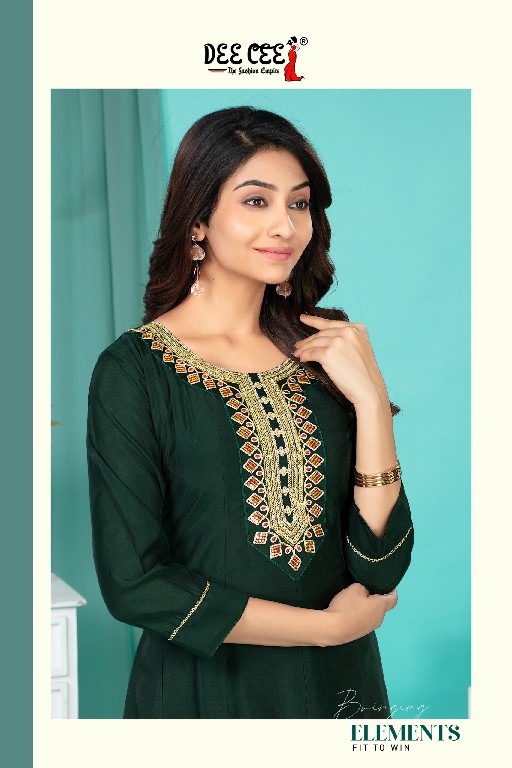 DEE CEE FATIMA WHOLESALE ROMAN SILK WITH EMBROIDERY WORK READYMADE STYLISH LOOK FLARED LONG KALI KURTIS