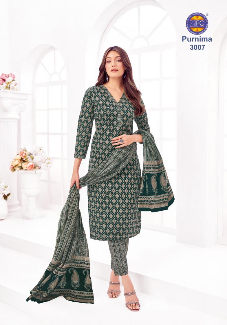 MFC LUNCH PURNIMA VOL 3 COTTON COMFORTABLE DRESS MATERIALS