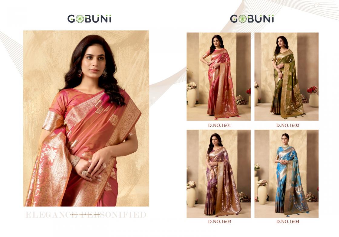 SABYASACHI BY GOBUNI TRADITIONAL RICH PALLU SILK SAREE FOR WOMENS