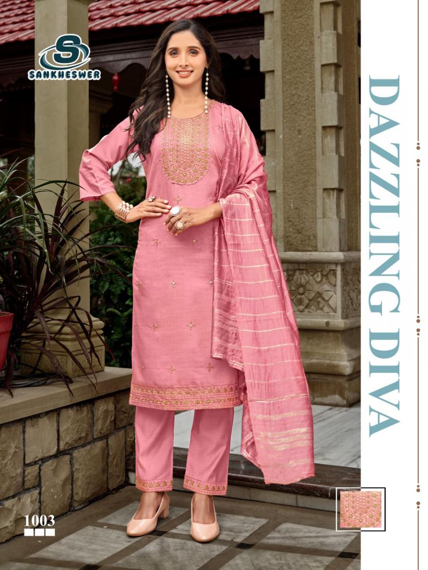 CULBULI VOL 1 BY SANKHESWER VATICAN AMAZING FULLY STITCH SALWAR KAMEEZ