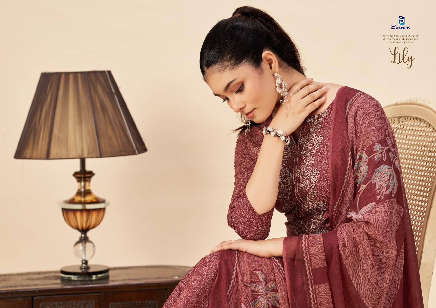 LILY BY SARGAM COTTON LAWN HIT DESIGN STYLISH DRESS MATERIALS