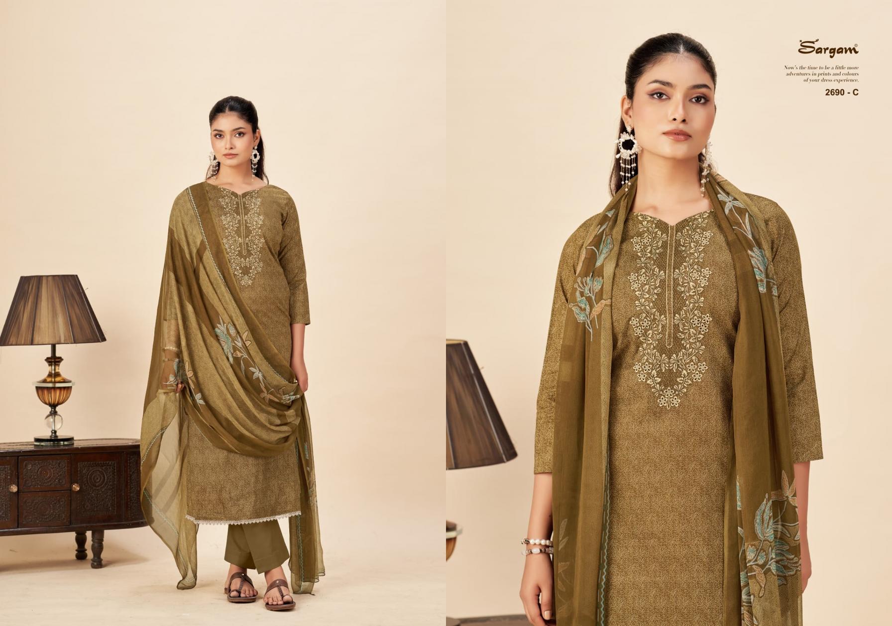 LILY BY SARGAM COTTON LAWN HIT DESIGN STYLISH DRESS MATERIALS