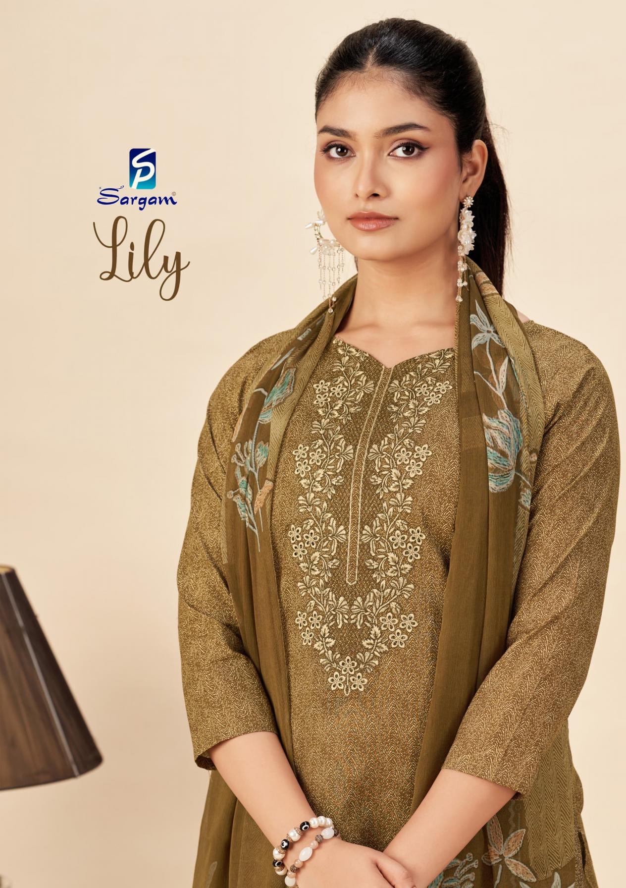 LILY BY SARGAM COTTON LAWN HIT DESIGN STYLISH DRESS MATERIALS
