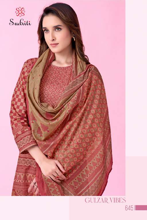 SUDRITI GULZAR VIBES WHOLESALE PURE COTTON LAWN DIGITAL PRINT WITH KHATLI WORK CLASSY LOOK SUITS