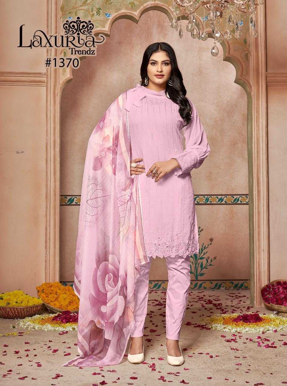 LAXURIA D.NO 1370 READYMADE BRAND NEW PAKISTANI TOP BOTTOM DUPATTA COLLECTION