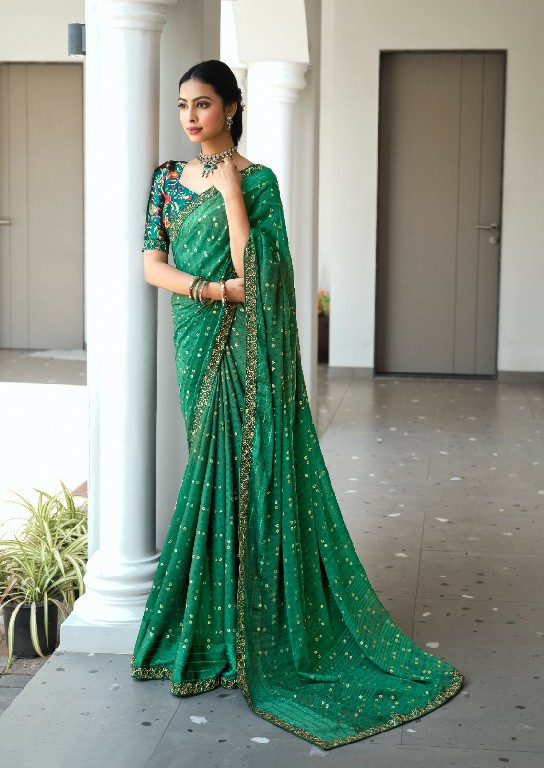 SATVAN NAVISHA WHOLESALE SELF WEAVING WITH EMBROIDERY BORDER FANCY SAREES FOR WOMENS