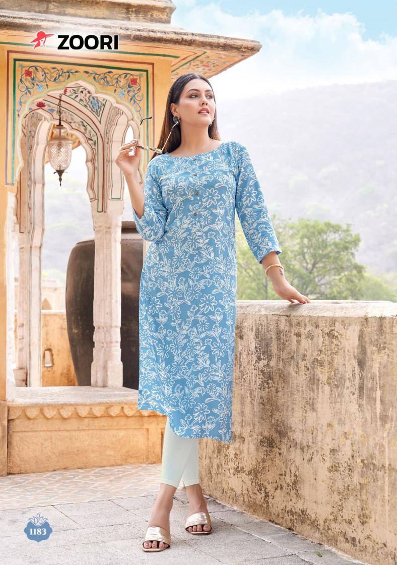 ZOORI AKSHARA VOL 31 RAYON READYMADE PRETTY LOOK LONG KURTIS