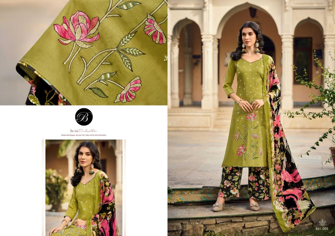 GULKAYRA VOL 2 BY BELLIZA DESIGNER JAM WITH EMBROIDERY WORK SUIT FOR WOMENS