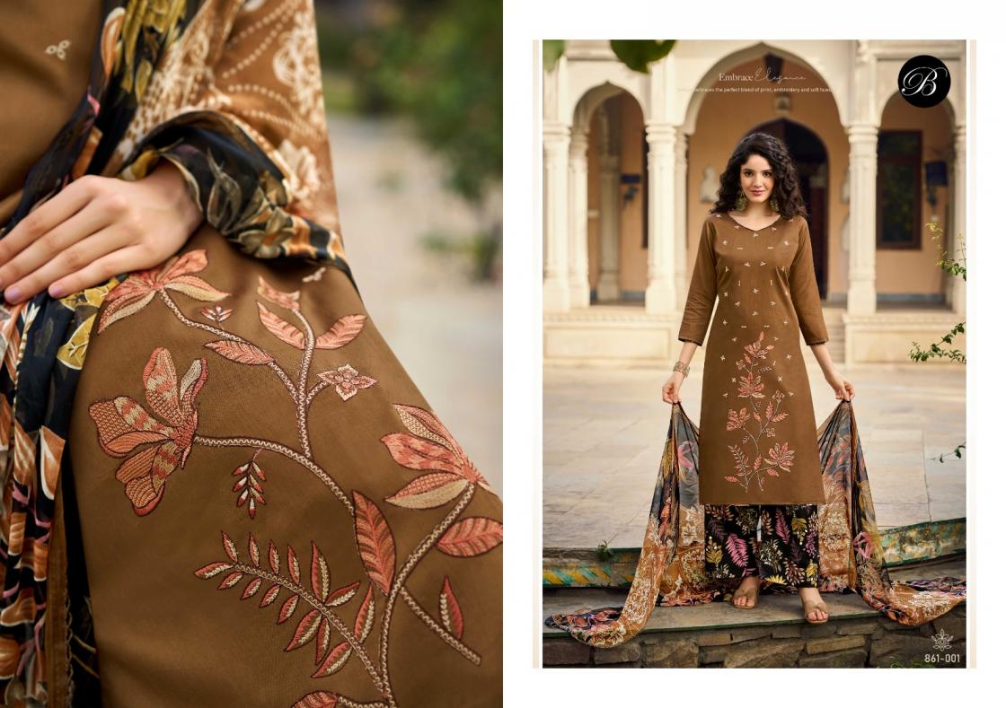 GULKAYRA VOL 2 BY BELLIZA DESIGNER JAM WITH EMBROIDERY WORK SUIT FOR WOMENS