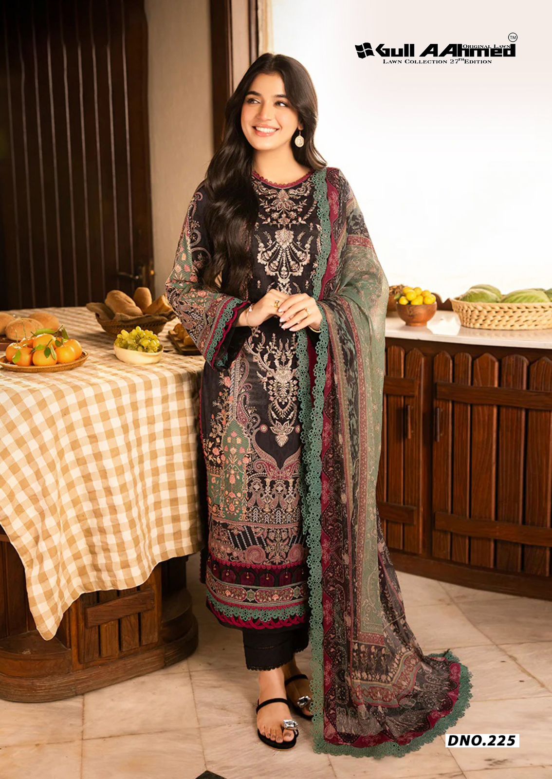 GULL AAHMED LAWN COLLECTION VOL 27 TRENDY COMFY WEAR PAKISTANI UNSTITCH SALWAR KAMEEZ