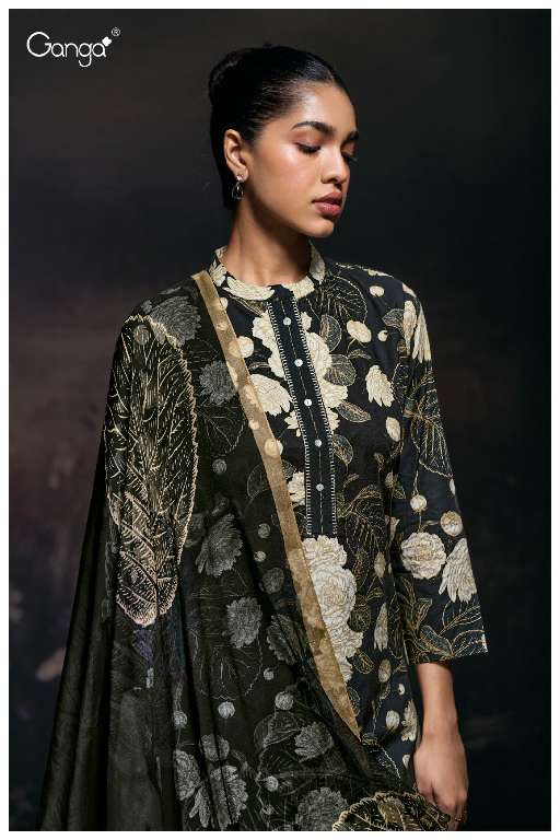 GANGA YUGRITI S3686 WHOLESALE PREMIUM COTTON PRINTED WITH EMBROIDERY TRENDY SALWAR SUITS