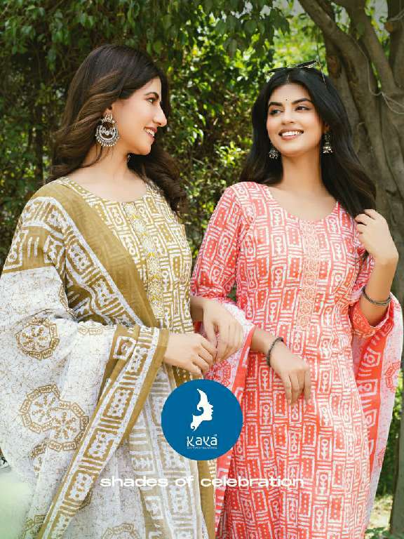 KAYA MANGLAM VOL-2 WHOLESALE READYMADE BIG SIZE COTTON PRINTED BEAUTIFUL COLOR 3 PCS SALWAR SUITS