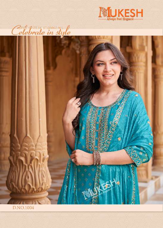MANNAT VOL-2 BY BANWERY WHOLESALE PURE VISCOSE SIMMER ROMAN WITH EMBROIDERY FULL STITCH TRENDY KURTI WITH PANT AND DUPATTA FOR WOMENS