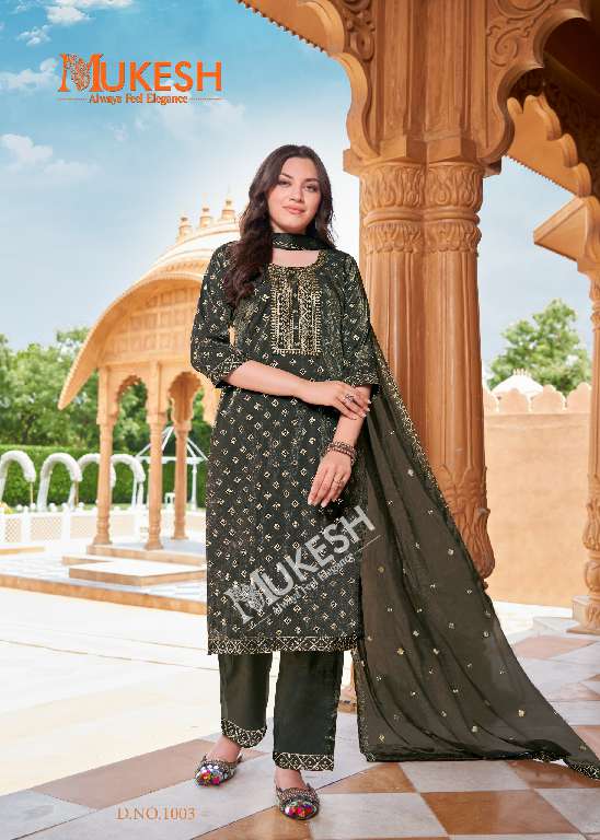 MANNAT VOL-2 BY BANWERY WHOLESALE PURE VISCOSE SIMMER ROMAN WITH EMBROIDERY FULL STITCH TRENDY KURTI WITH PANT AND DUPATTA FOR WOMENS