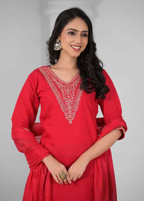 TANISHA VOL-23 WHOLESALE CHANDERI VISCOSE WITH WORK READYMADE CASUAL SALWAR SUITS