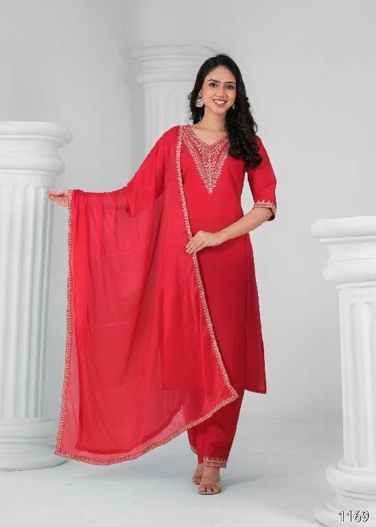 TANISHA VOL-23 WHOLESALE CHANDERI VISCOSE WITH WORK READYMADE CASUAL SALWAR SUITS