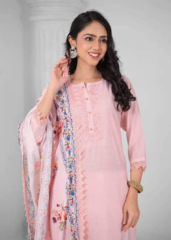 TANISHA VOL-23 WHOLESALE CHANDERI VISCOSE WITH WORK READYMADE CASUAL SALWAR SUITS