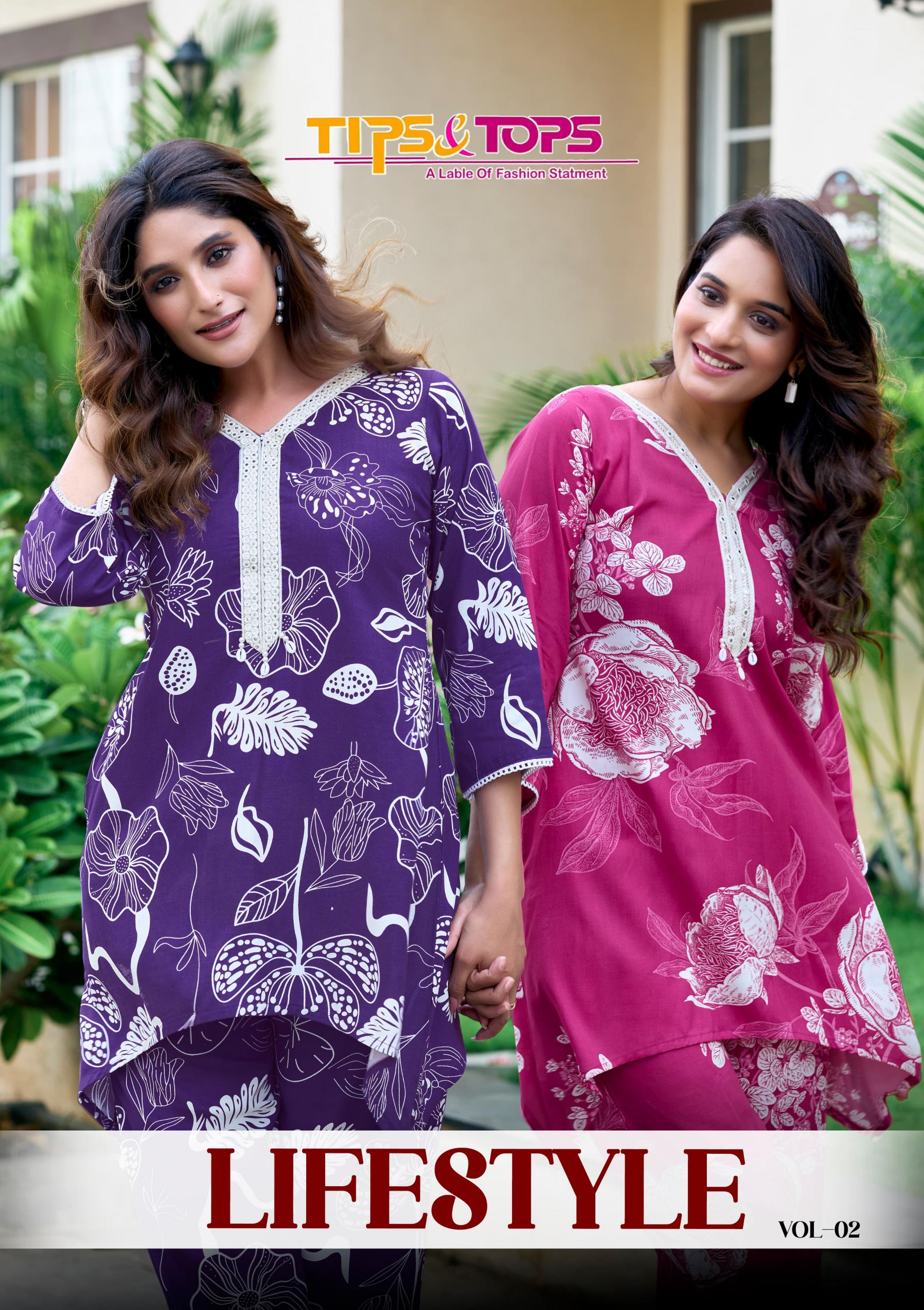 TIPS AND TOPS PRESENTS LIFESTYLE VOL 2 FULLY STITCH CLASSIC LOOK CO-ORD SETS