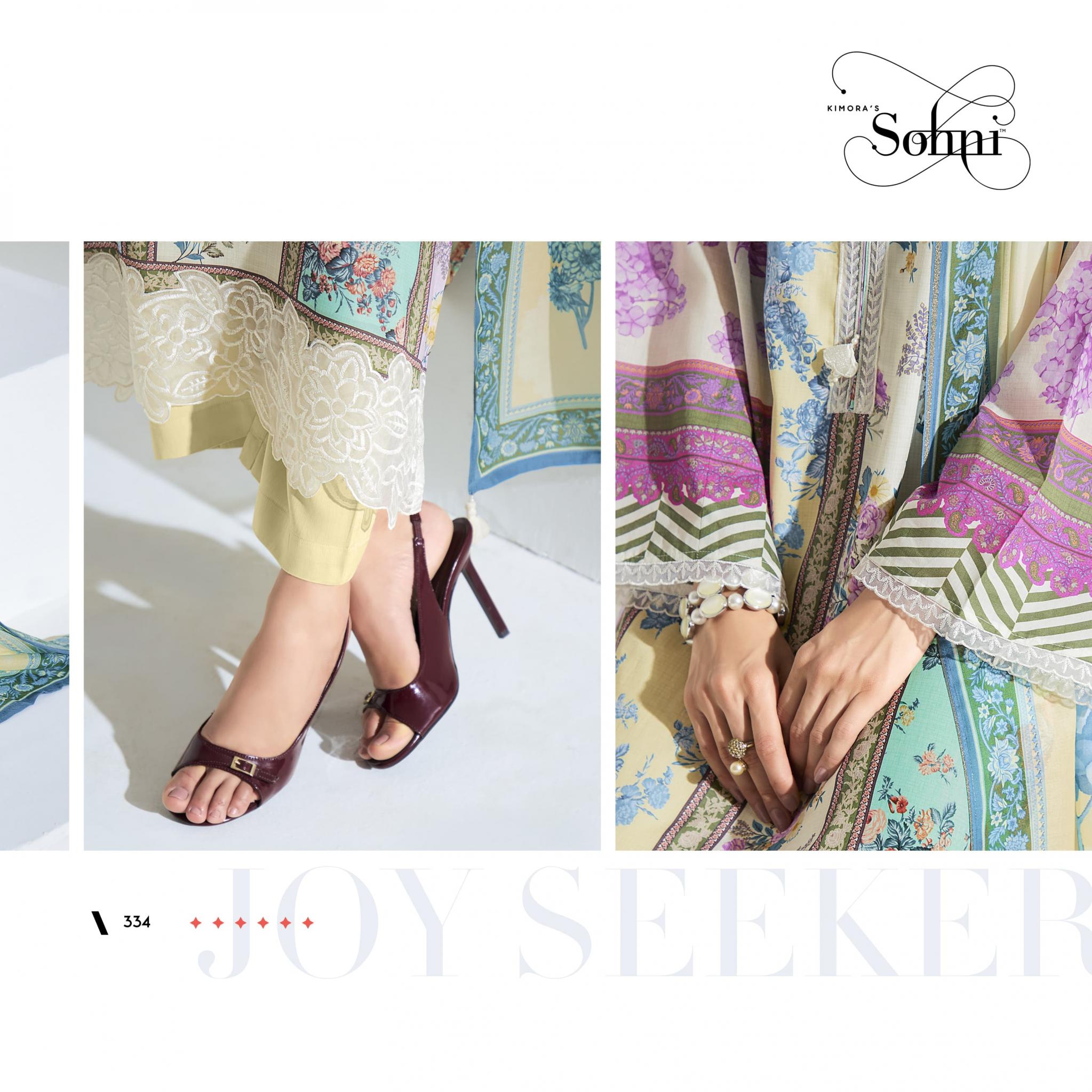 KIMORA SOHNI RHYTHM VOL 26 COTTON LAWN UNIQUE SALWAR KAMEEZ