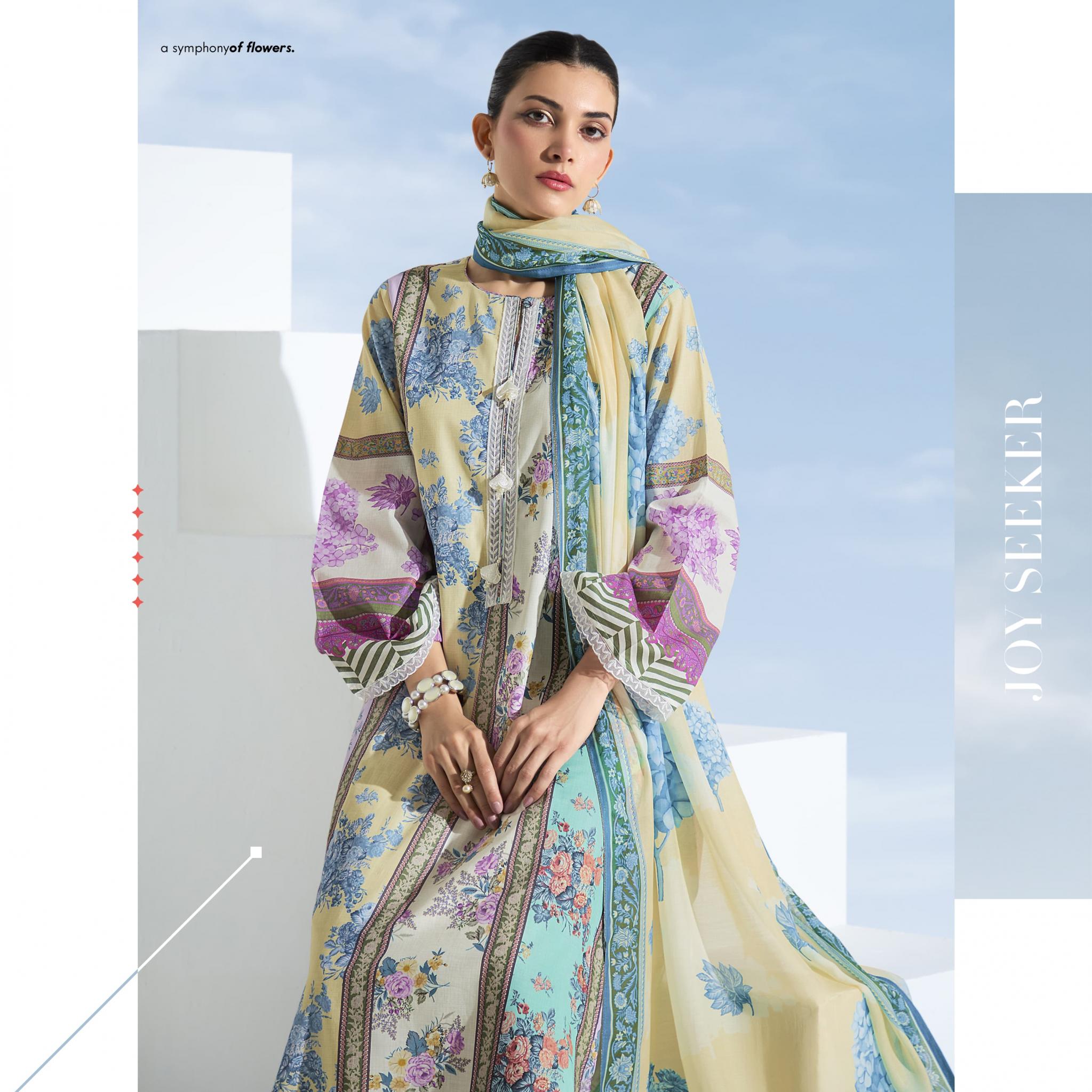 KIMORA SOHNI RHYTHM VOL 26 COTTON LAWN UNIQUE SALWAR KAMEEZ