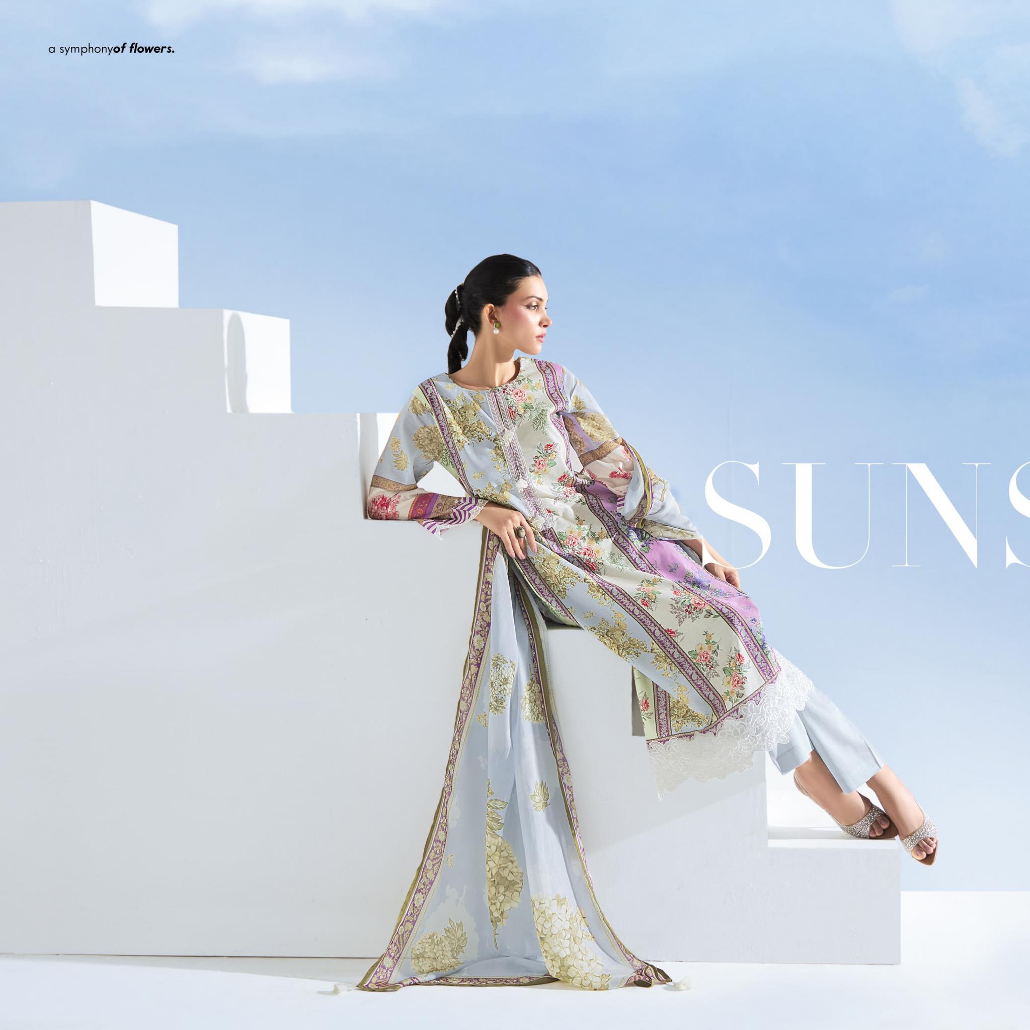 KIMORA SOHNI RHYTHM VOL 26 COTTON LAWN UNIQUE SALWAR KAMEEZ