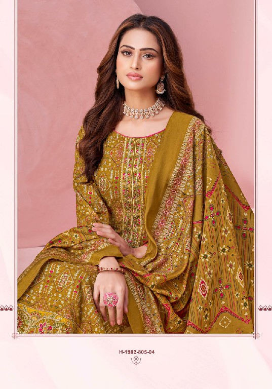ALOK BEGUM WHOLESALE PURE VISCOSE RAYON FOIL PRINT WITH EMBROIDERY DESIGNER 3 PCS DRESS MATERIAL