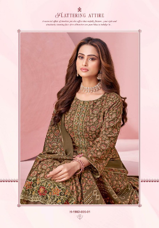 ALOK BEGUM WHOLESALE PURE VISCOSE RAYON FOIL PRINT WITH EMBROIDERY DESIGNER 3 PCS DRESS MATERIAL