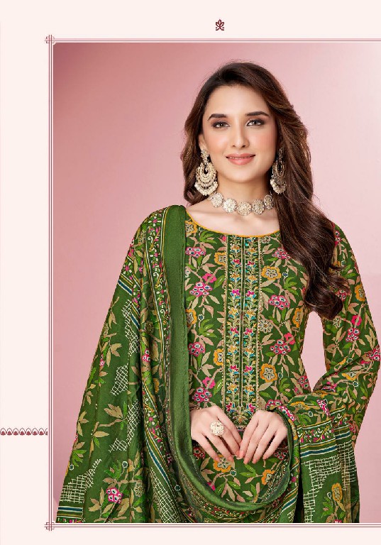 ALOK BEGUM WHOLESALE PURE VISCOSE RAYON FOIL PRINT WITH EMBROIDERY DESIGNER 3 PCS DRESS MATERIAL