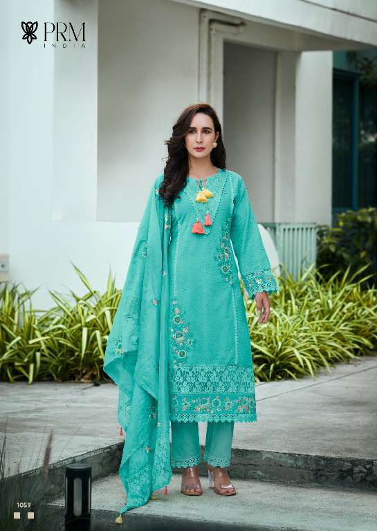 VANYA BY PRM INDIA WHOLESALE READYMADE PURE COTTON WITH HANDWORK DESIGNER SUMMER DRESS