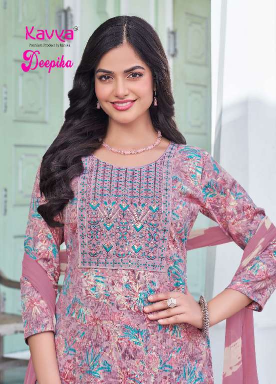 KAVYA DEEPIKA VOL-43 WHOLESALE STRAIGHT KURTI WITH POCKET PANT FULLY STITCHED PRETTY LOOK SALWAR KAMEEZ