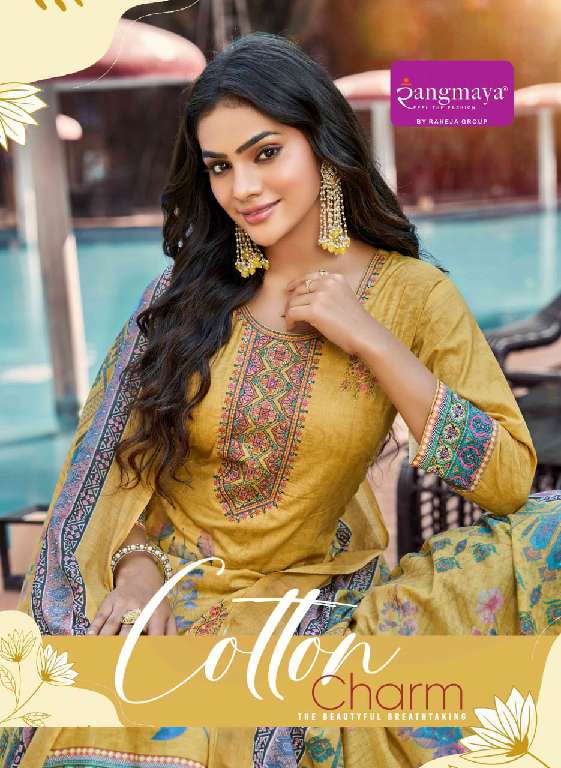 RANGAMAYA COTTON CHARM FULLY STITCH COTTON WITH PRINTED ELEGANCE LOOK SALWAR KAMEEZ