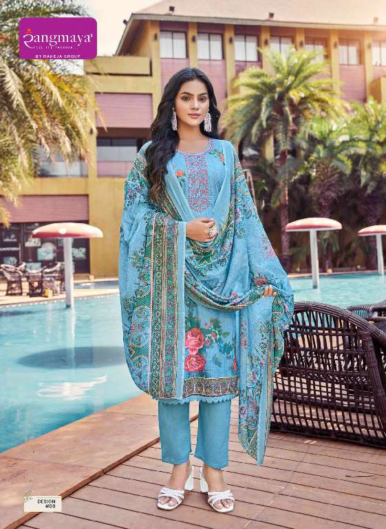 RANGAMAYA COTTON CHARM FULLY STITCH COTTON WITH PRINTED ELEGANCE LOOK SALWAR KAMEEZ