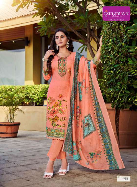 RANGAMAYA COTTON CHARM FULLY STITCH COTTON WITH PRINTED ELEGANCE LOOK SALWAR KAMEEZ